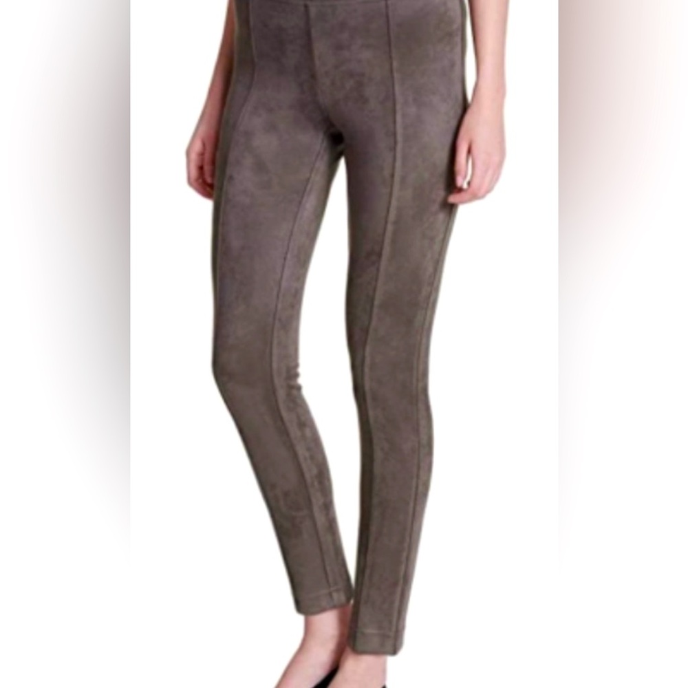 Women’s‎ XL Andrew Marc Dark Brown Faux Suede Leggings Ponte Pants